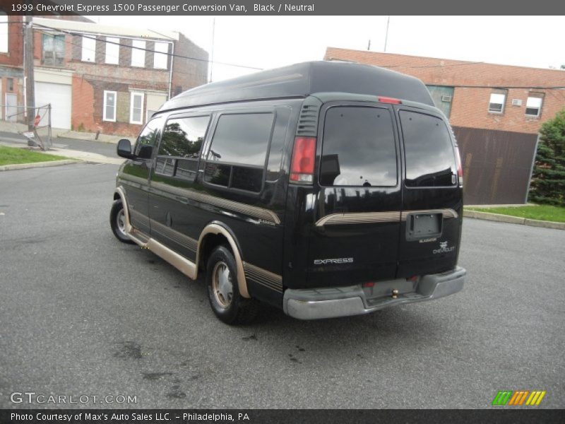 Black / Neutral 1999 Chevrolet Express 1500 Passenger Conversion Van