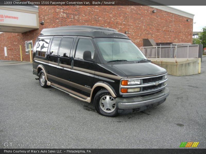 Black / Neutral 1999 Chevrolet Express 1500 Passenger Conversion Van