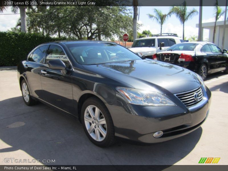 Smokey Granite Mica / Light Gray 2007 Lexus ES 350