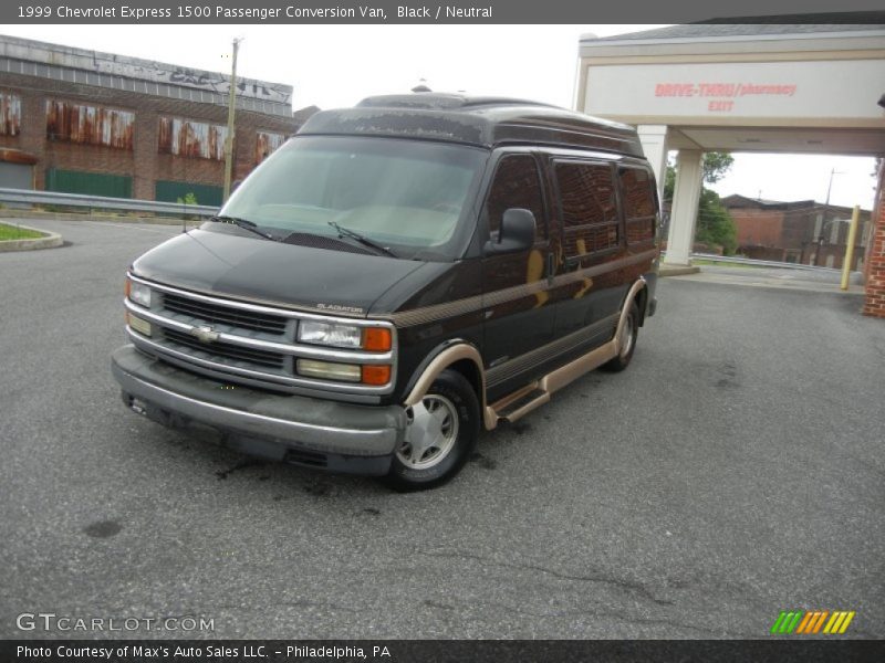 Black / Neutral 1999 Chevrolet Express 1500 Passenger Conversion Van