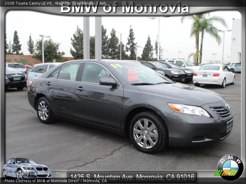 Magnetic Gray Metallic / Ash 2008 Toyota Camry LE V6