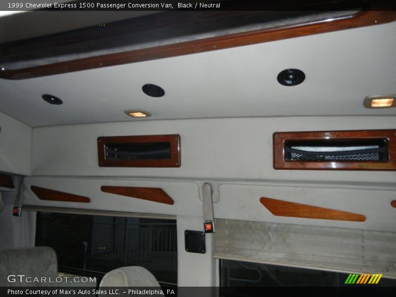 Black / Neutral 1999 Chevrolet Express 1500 Passenger Conversion Van