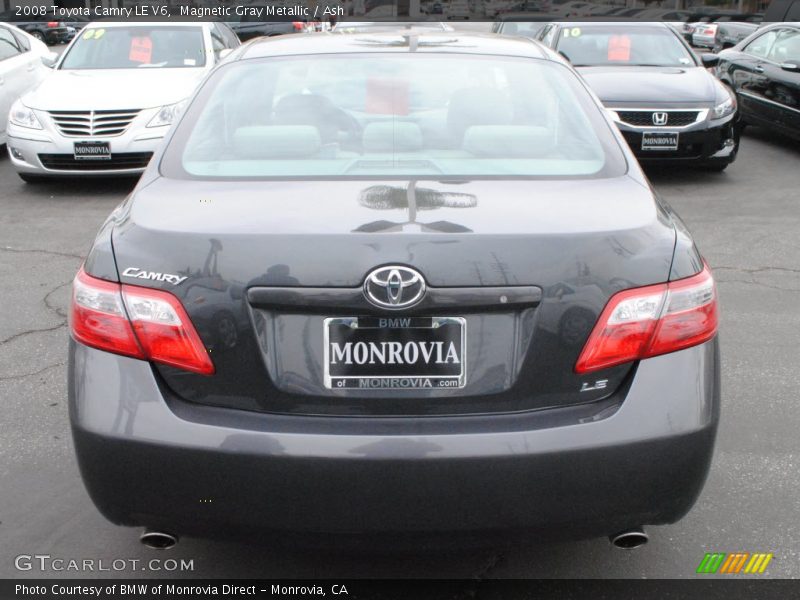 Magnetic Gray Metallic / Ash 2008 Toyota Camry LE V6