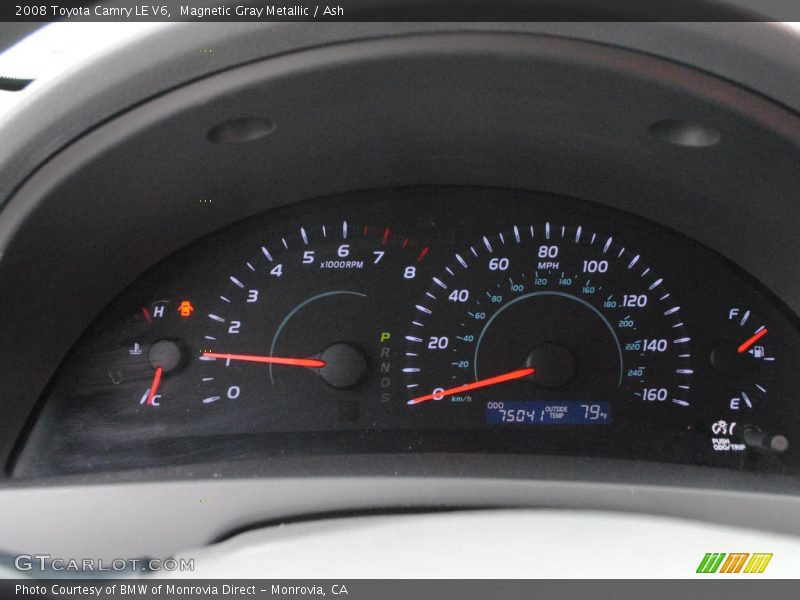 Magnetic Gray Metallic / Ash 2008 Toyota Camry LE V6