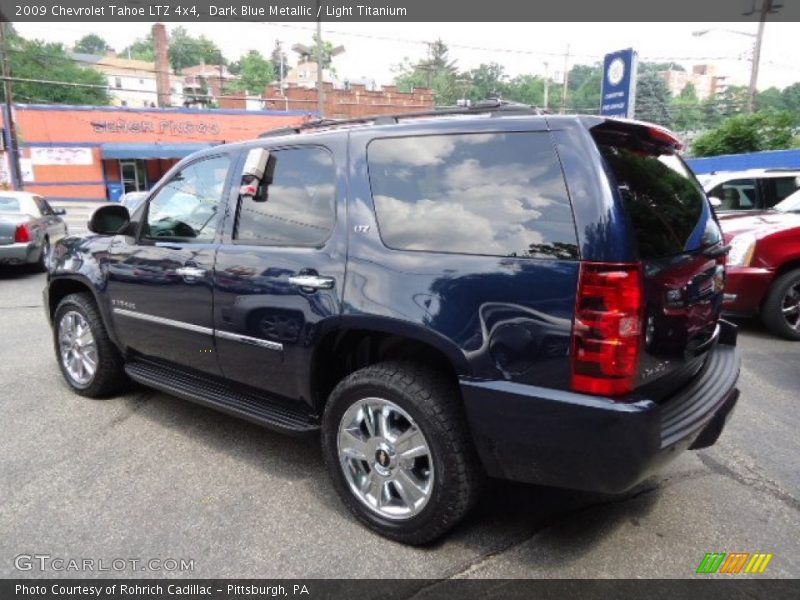 Dark Blue Metallic / Light Titanium 2009 Chevrolet Tahoe LTZ 4x4
