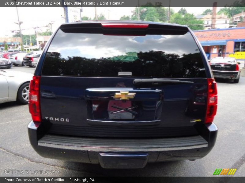 Dark Blue Metallic / Light Titanium 2009 Chevrolet Tahoe LTZ 4x4