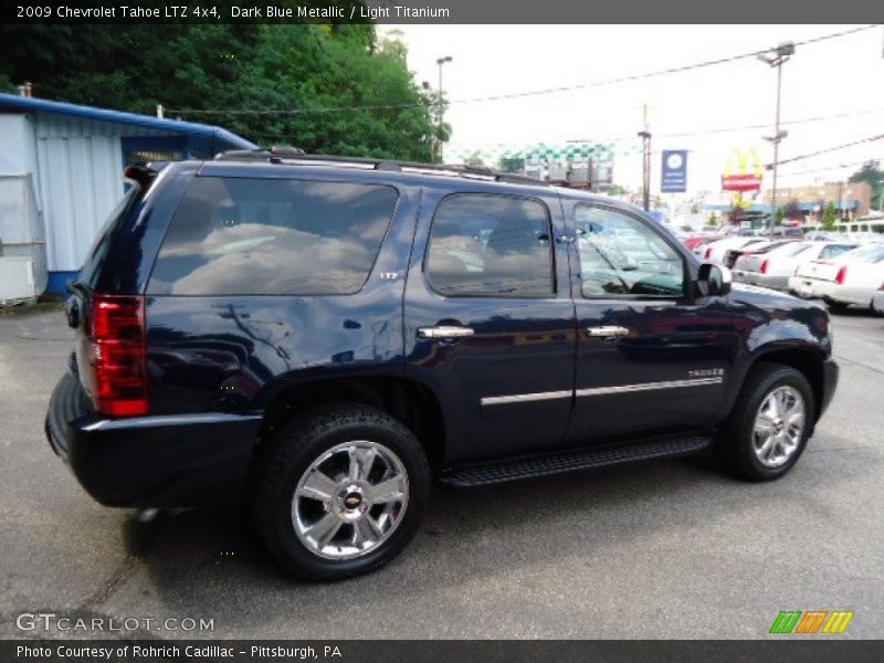 Dark Blue Metallic / Light Titanium 2009 Chevrolet Tahoe LTZ 4x4