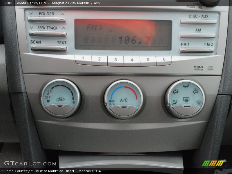 Magnetic Gray Metallic / Ash 2008 Toyota Camry LE V6