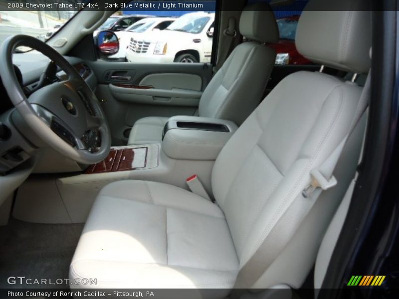 Dark Blue Metallic / Light Titanium 2009 Chevrolet Tahoe LTZ 4x4