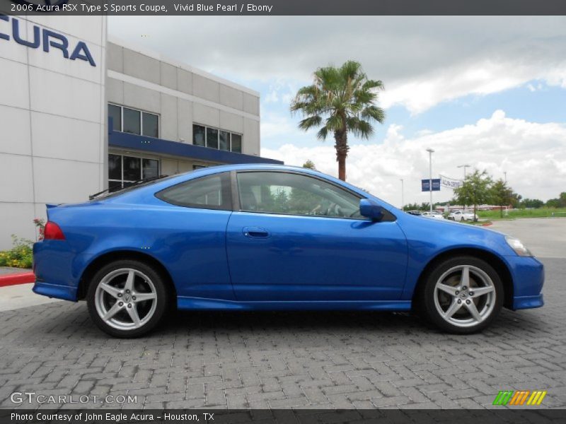 Vivid Blue Pearl / Ebony 2006 Acura RSX Type S Sports Coupe