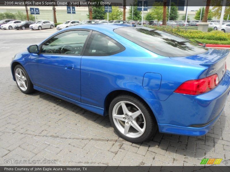 Vivid Blue Pearl / Ebony 2006 Acura RSX Type S Sports Coupe