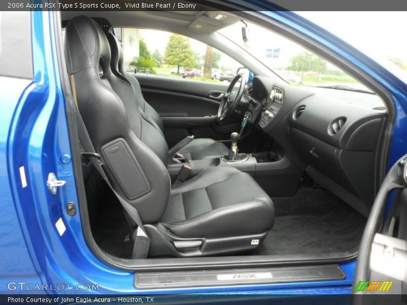 Vivid Blue Pearl / Ebony 2006 Acura RSX Type S Sports Coupe