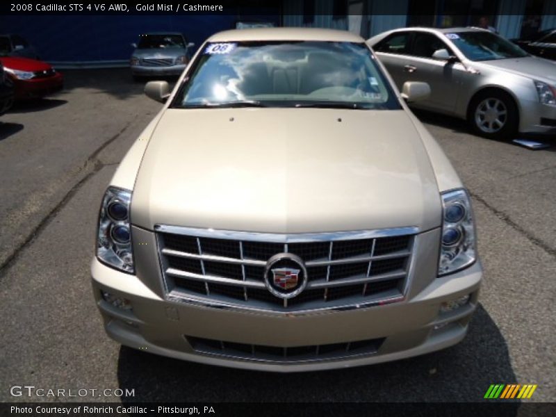 Gold Mist / Cashmere 2008 Cadillac STS 4 V6 AWD