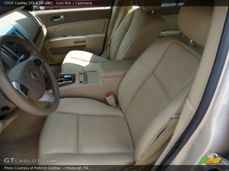Gold Mist / Cashmere 2008 Cadillac STS 4 V6 AWD
