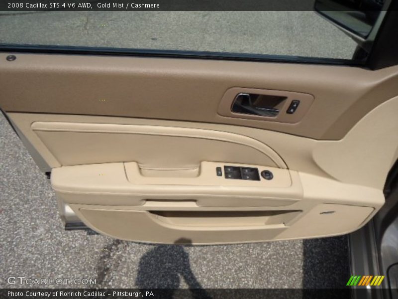 Gold Mist / Cashmere 2008 Cadillac STS 4 V6 AWD