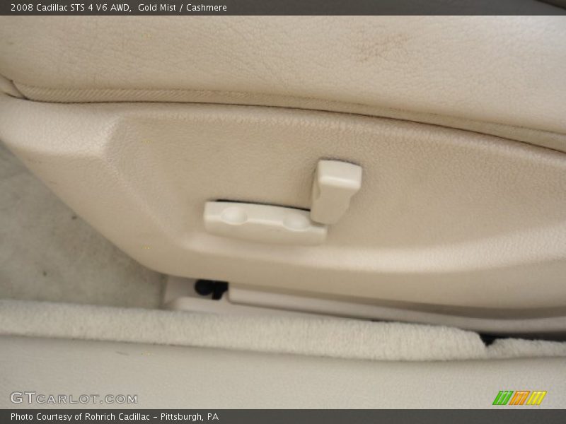 Gold Mist / Cashmere 2008 Cadillac STS 4 V6 AWD