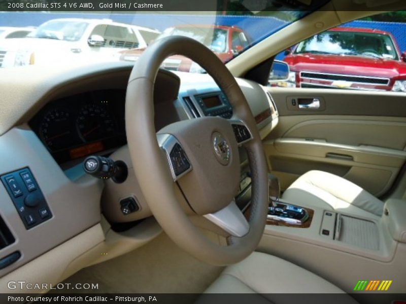 Gold Mist / Cashmere 2008 Cadillac STS 4 V6 AWD
