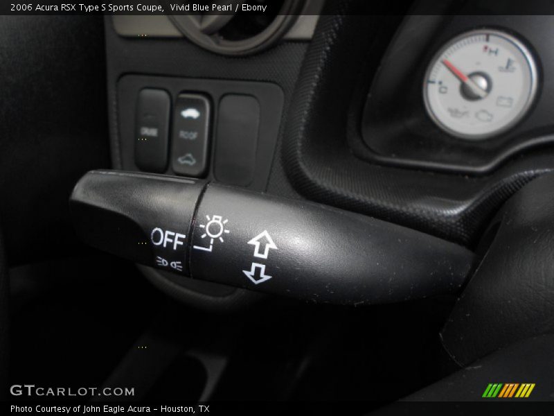 Vivid Blue Pearl / Ebony 2006 Acura RSX Type S Sports Coupe