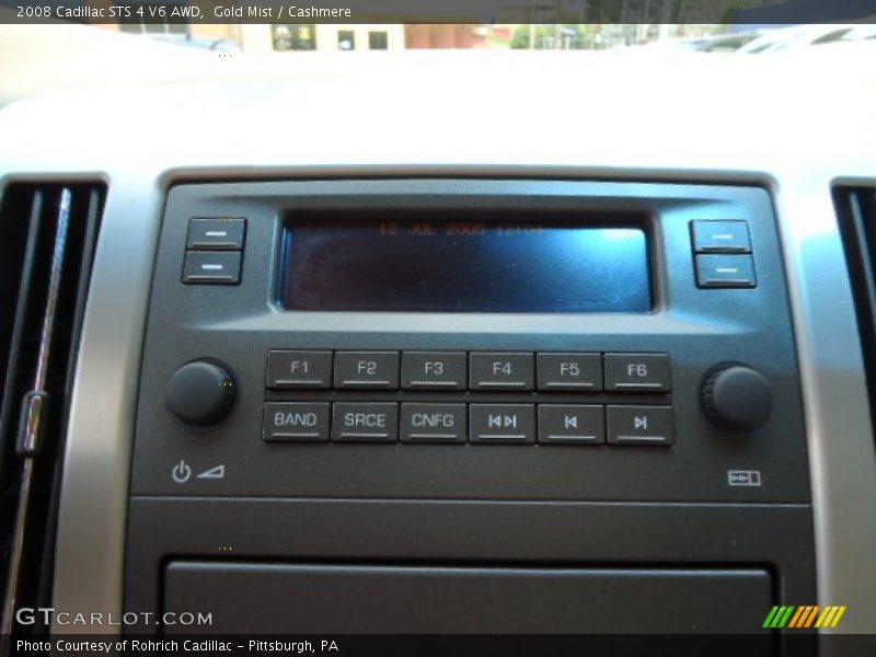 Gold Mist / Cashmere 2008 Cadillac STS 4 V6 AWD