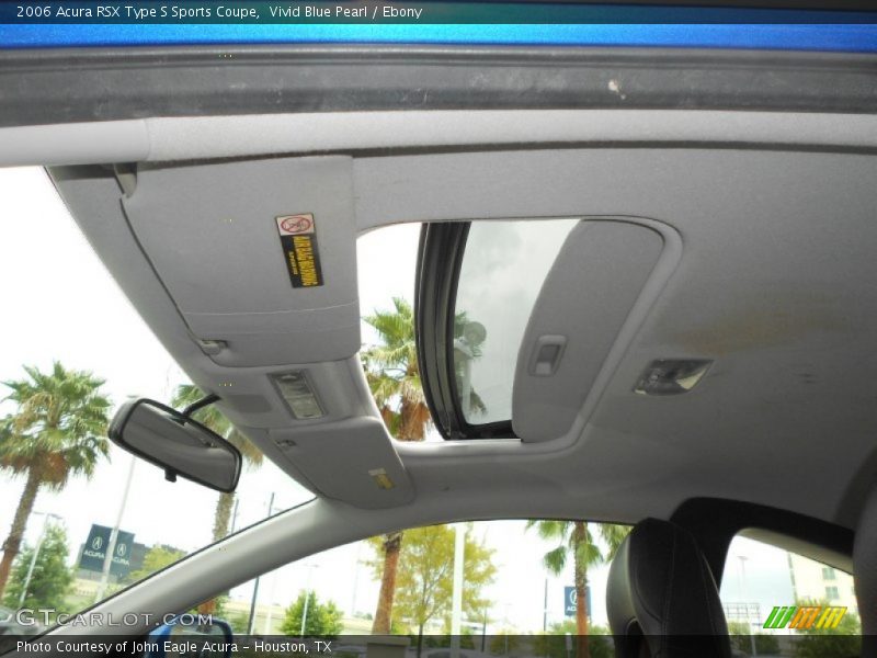 Vivid Blue Pearl / Ebony 2006 Acura RSX Type S Sports Coupe