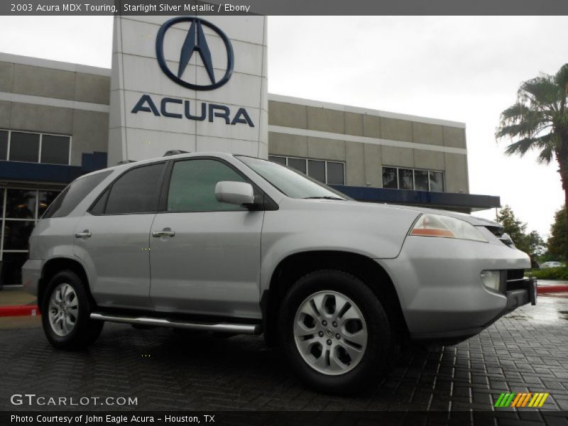 Starlight Silver Metallic / Ebony 2003 Acura MDX Touring