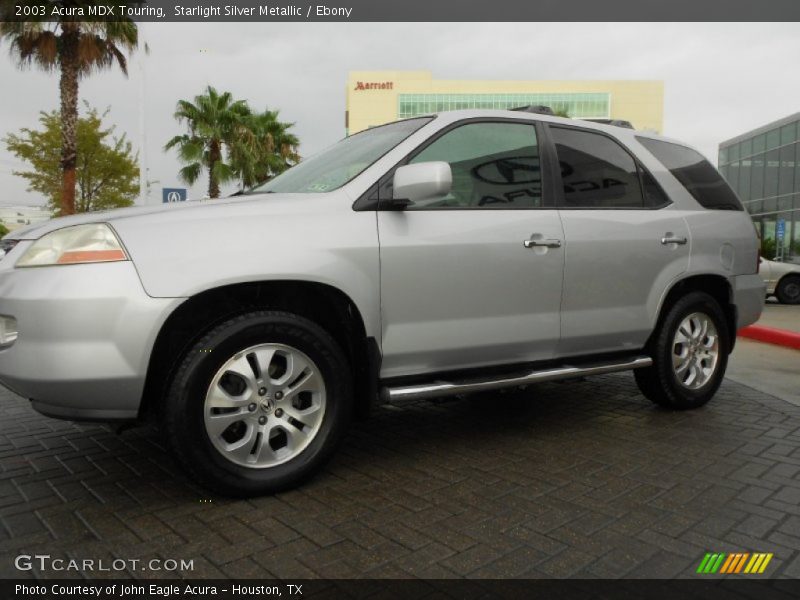 Starlight Silver Metallic / Ebony 2003 Acura MDX Touring