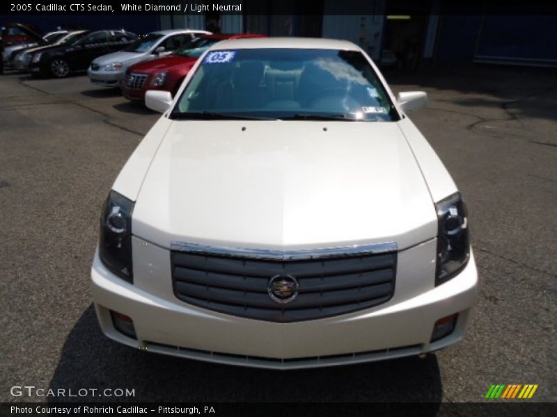 White Diamond / Light Neutral 2005 Cadillac CTS Sedan