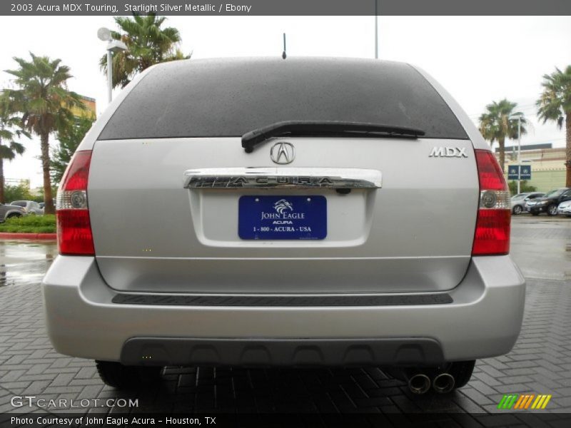 Starlight Silver Metallic / Ebony 2003 Acura MDX Touring