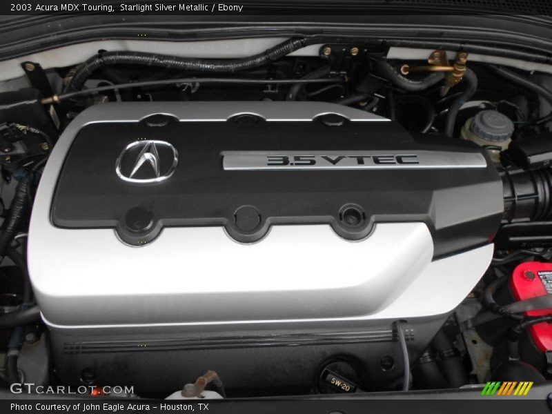 Starlight Silver Metallic / Ebony 2003 Acura MDX Touring