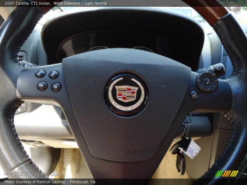 White Diamond / Light Neutral 2005 Cadillac CTS Sedan