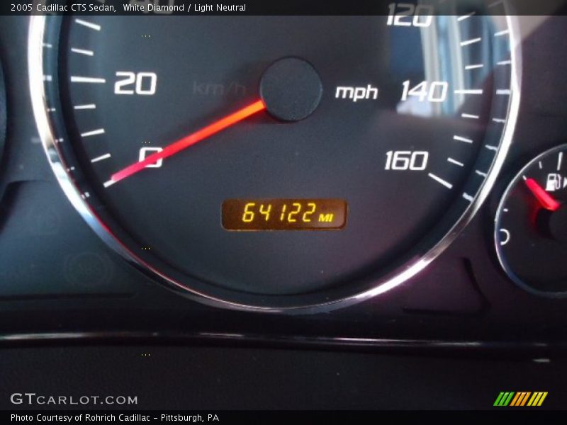White Diamond / Light Neutral 2005 Cadillac CTS Sedan