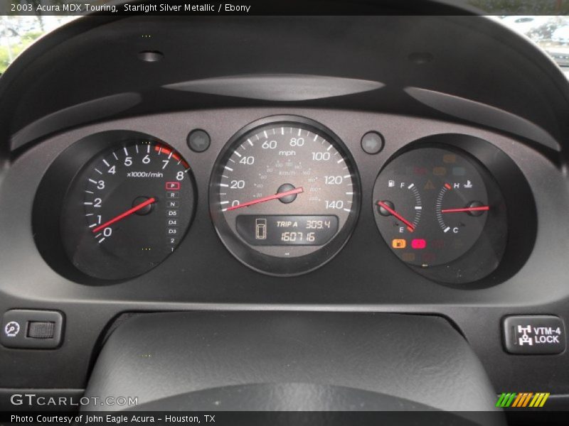 Starlight Silver Metallic / Ebony 2003 Acura MDX Touring