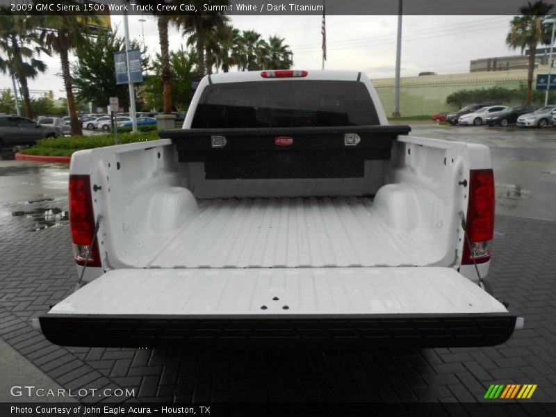 Summit White / Dark Titanium 2009 GMC Sierra 1500 Work Truck Crew Cab