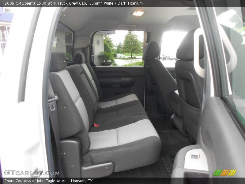 Summit White / Dark Titanium 2009 GMC Sierra 1500 Work Truck Crew Cab