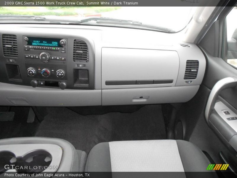 Summit White / Dark Titanium 2009 GMC Sierra 1500 Work Truck Crew Cab