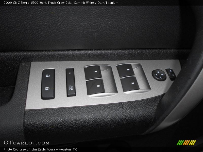 Summit White / Dark Titanium 2009 GMC Sierra 1500 Work Truck Crew Cab
