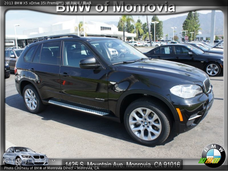 Jet Black / Black 2013 BMW X5 xDrive 35i Premium