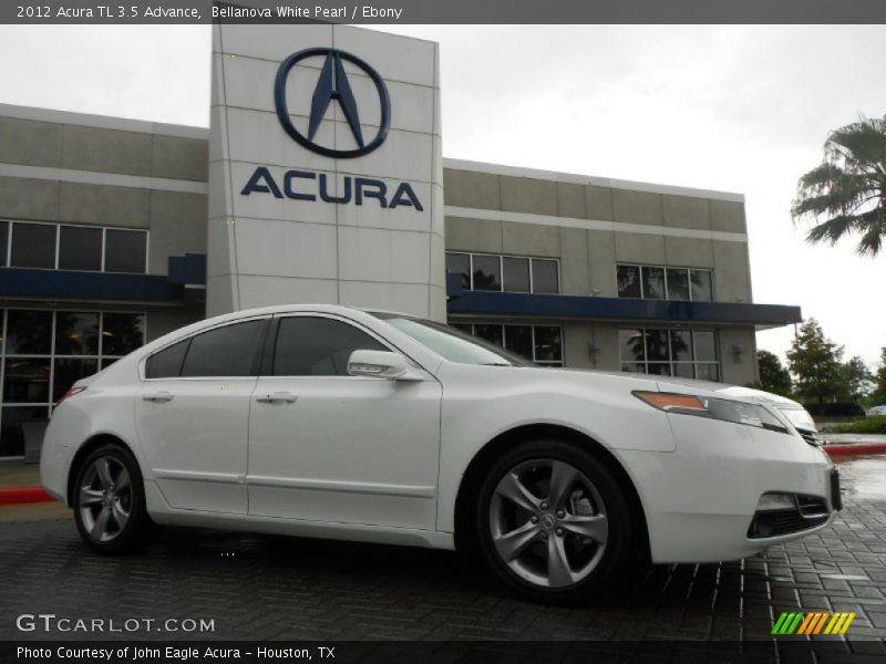 Bellanova White Pearl / Ebony 2012 Acura TL 3.5 Advance