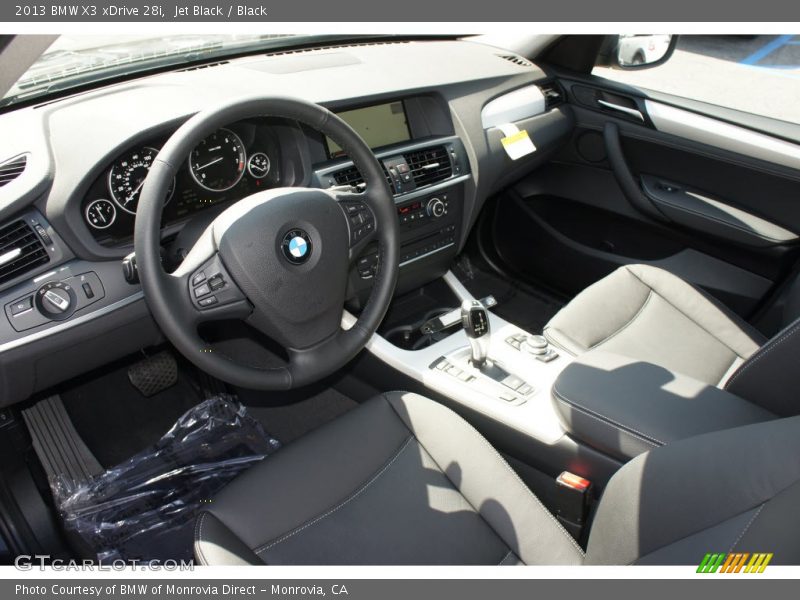 Jet Black / Black 2013 BMW X3 xDrive 28i