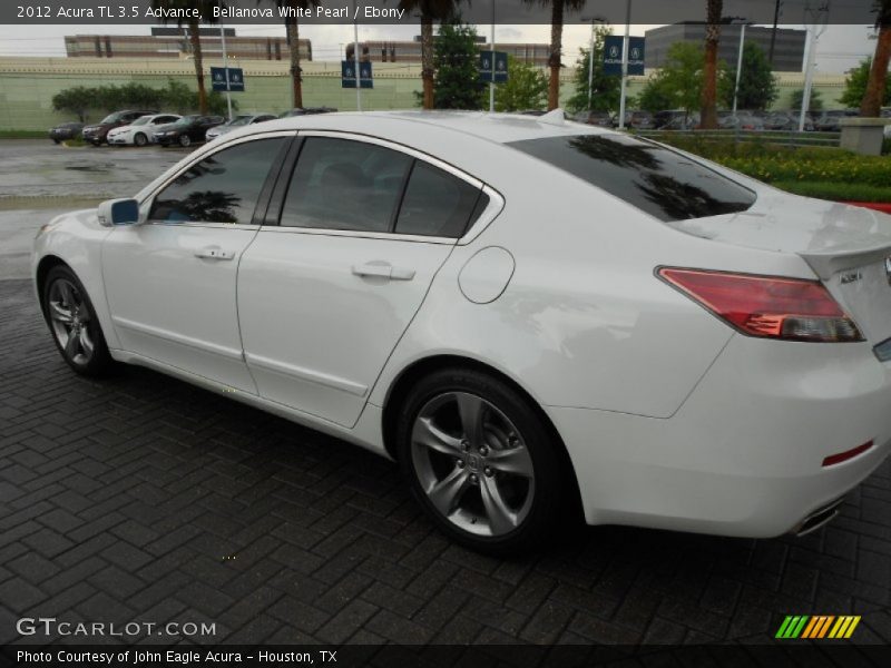 Bellanova White Pearl / Ebony 2012 Acura TL 3.5 Advance