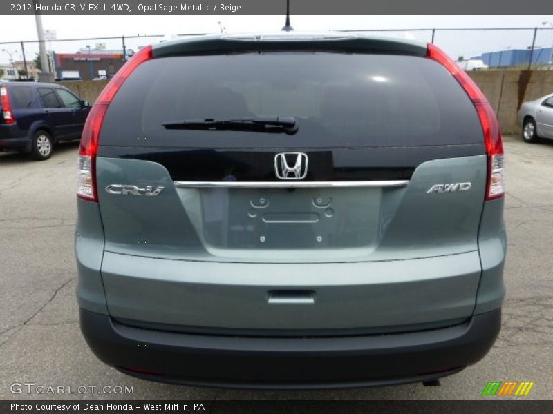 Opal Sage Metallic / Beige 2012 Honda CR-V EX-L 4WD