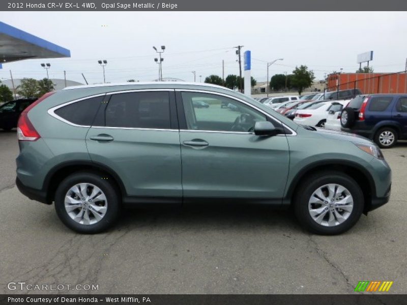 Opal Sage Metallic / Beige 2012 Honda CR-V EX-L 4WD