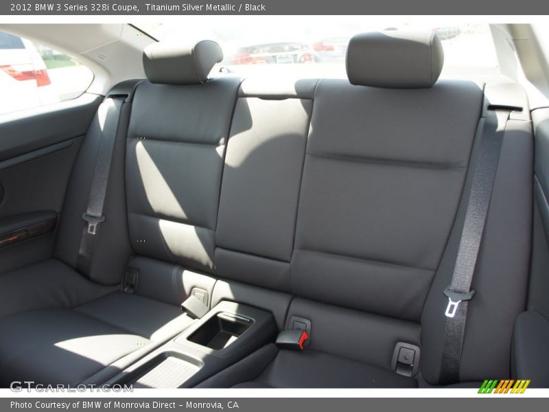 Titanium Silver Metallic / Black 2012 BMW 3 Series 328i Coupe