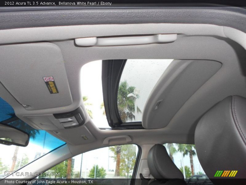 Bellanova White Pearl / Ebony 2012 Acura TL 3.5 Advance
