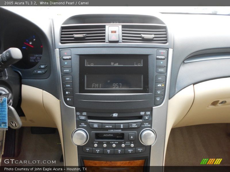 White Diamond Pearl / Camel 2005 Acura TL 3.2