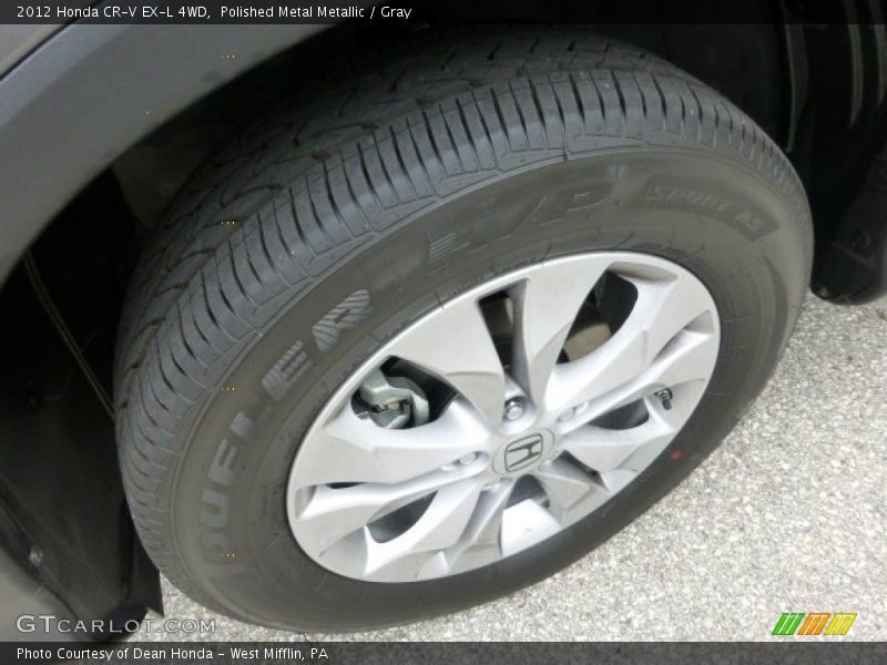 Polished Metal Metallic / Gray 2012 Honda CR-V EX-L 4WD
