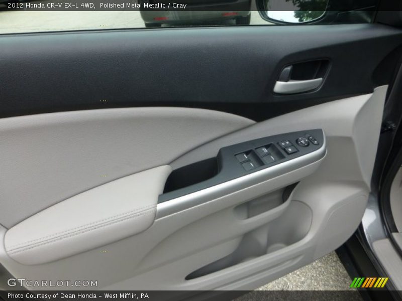 Polished Metal Metallic / Gray 2012 Honda CR-V EX-L 4WD