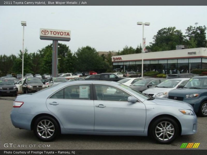 Blue Wisper Metallic / Ash 2011 Toyota Camry Hybrid