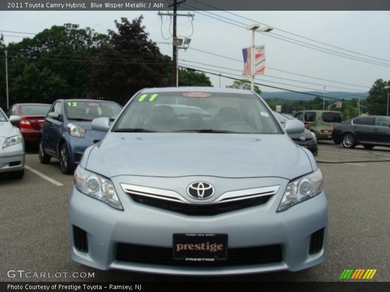 Blue Wisper Metallic / Ash 2011 Toyota Camry Hybrid