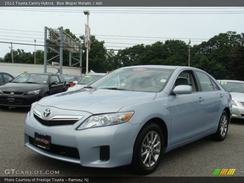 Blue Wisper Metallic / Ash 2011 Toyota Camry Hybrid